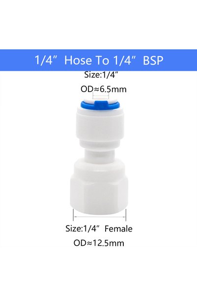 Choice4 1 PC 1l4Tube-1l4Thread YQBS Female Thread RO Aquarium Accessories Qui...