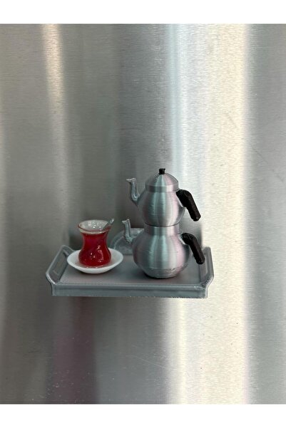 mapico Çay Tepsisi Minyatür Buzdolabı Magneti - Çay bardağı , Çay tepsisi ve ...