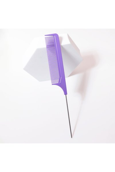 Choice Purple-101GZS Steel Needle Pointed Tail Comb, Hair Picking Comb, Styli...