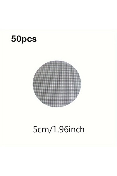 Choice1 5cm 50pcs 50pcs Round Drainage Mesh Pads for Flower Pots - Waterproof...