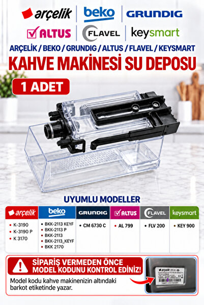 Beko Oem - Kahve Makinesi Su Deposu - 3002660100