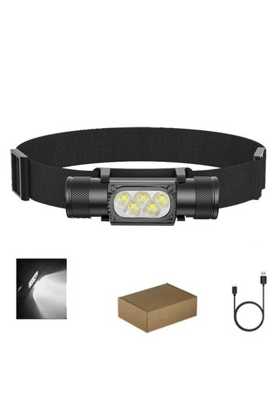 Choice1 NO Battery Mini LED Headlight 1920LM White 7000-8000K Flashlight Use ...