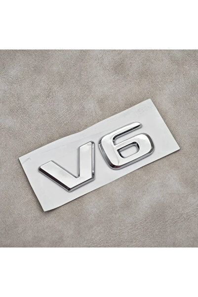 Choice V6 Chrome 3D ABS V6 Logo Sticker Emblem Car Rear Trunk Badge Decal for...
