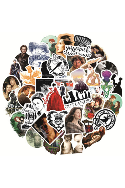 Choice 50pcs 50Pcs Outlander Stickers Funny Teleplay Graffiti Decoration TV S...