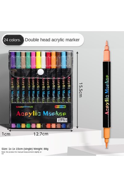 Choice4 24 Colors Professional Art Use 24-120Colors Acrylic Paint Markers, Du...