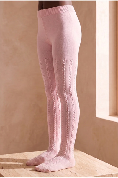 Katia&Bony Children's Pink Leggings with Chain Detail