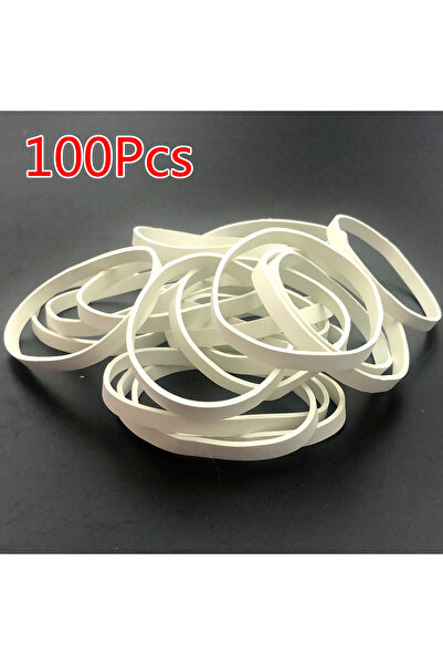 Choice WHITE 100pcs Rubber Bands White Color Home Kitchen Office Workshop War...