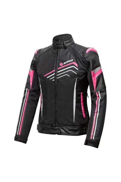 Scoyco JK 153 W KORUMALI KADIN MOTOSİKLET MONTU PEMBE