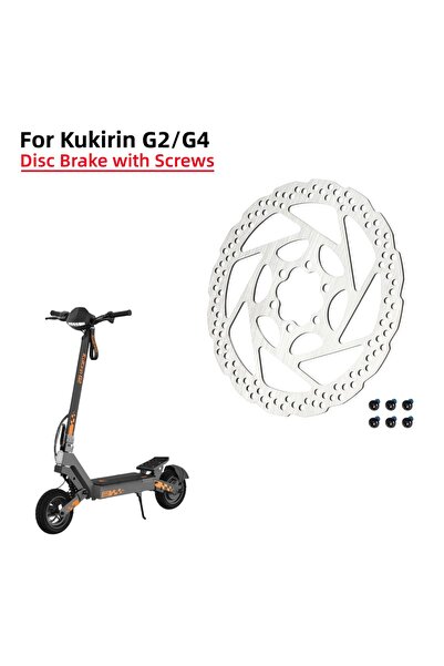 Choice WHITE For Kukirin G2 G4 Scooter Disc Brake 160mm Brake Disc Rotor For ...