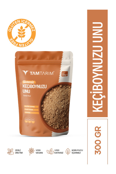 Tam Tarım Glutensiz Keçiboynuzu Unu 300 g
