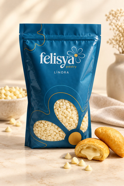 LİNORA Beyaz Fildişi Damla Çikolata Drop 1 Kg