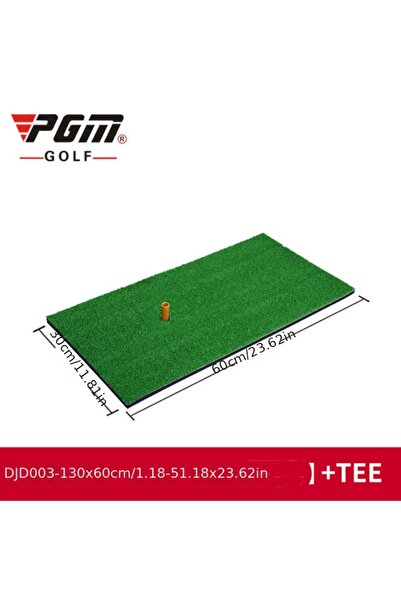 Choice 30-60cm PGM Golf Mat Portable with Rubber Tee Seat Realistic Turf Putt...