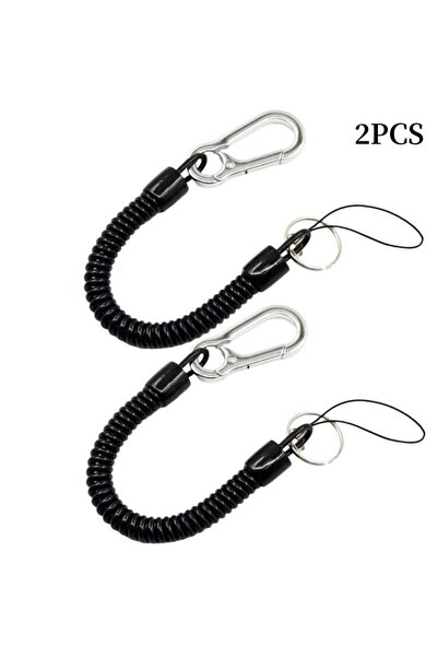 choice2 2PCS Anti Loss Spring Coil Belt Safety Rope Extendable Elastic Wristb...