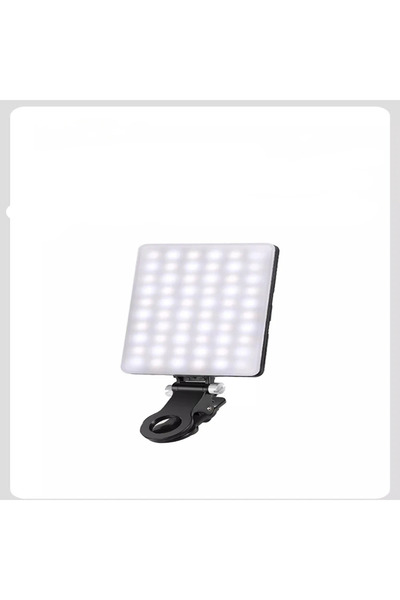 Choice مصباح LED أسود للهواتف المحمولة قابل لإعادة الشحن بثلاثة أوضاع سطوع قا...