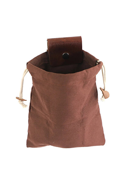 Choice brown Outdoor Case Bag Camping Leather Bushcraft Bag Vegetable Harvest...