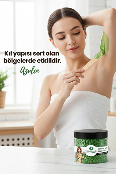 Smoothly Mix 4 Adet 1000 gr Soyulabilen Boncuk Ağda Seti 1 Adet Karınca Yumurta Yağ, Spatula Seti