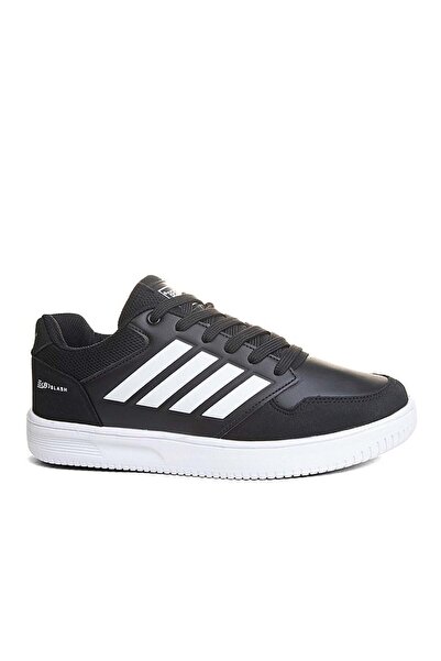 Nesil Shoes Bestof 074 Black&White Casual Unisex Sports Shoes