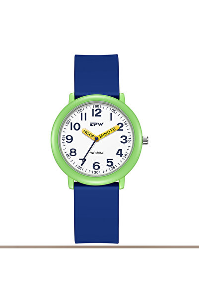 Choice Blue TPW Learning Watch Colorful Dial Cute Watch For Young Ladies Rubb...