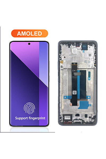 choice2 شاشة AMOLED جديدة بإطار أرجواني لهاتف Redmi Note 13 Pro+، شاشة LCD تع...