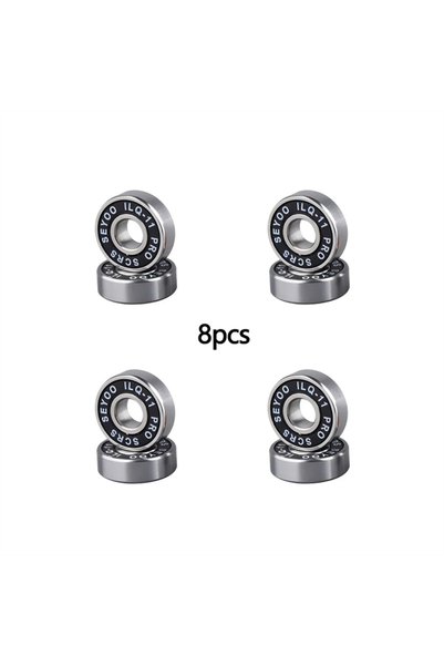 choice2 black 8PC bearings ILQ-11 high-speed bearings are suitable forskatebo...