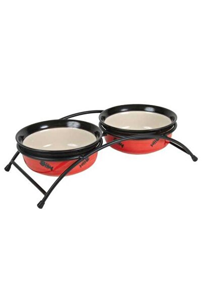 Trixie Set boluri cu apa pentru hrana ceramica pentru pisici 2×0,25lt