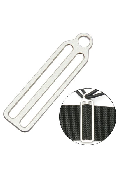Choice A 1pcs Water Sports Stainless Steel Weight Belt Slide Keeper Diving Ri...