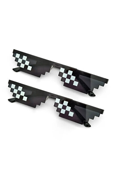 Choice 2PCs black 2Pcs Mosaic Sunglasses Cool Party Vintage Shades Eyewear Fo...