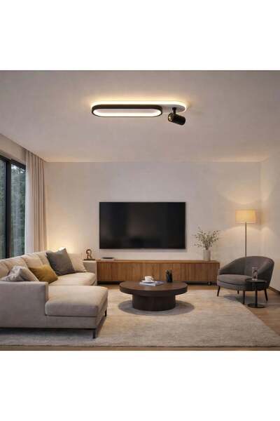 OEM FISSO Camilla 48W adjustable LED projector chandelier, cold/neutral/warm ...