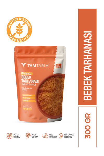 Tam Tarım Glutensiz Karabuğday Bebek Tarhanası 300 gr