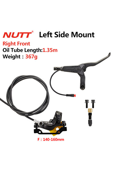 Choice Right Front NUTT 4 Piston Electric Scooter Brake Y-5 Hydraulic Disc Br...