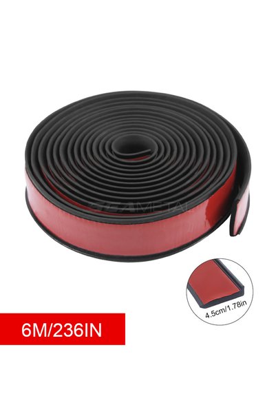 Choice3 4.5cmX6m SEAMETAL Universal Fender Flares Car Wheel Arches Wing Expan...