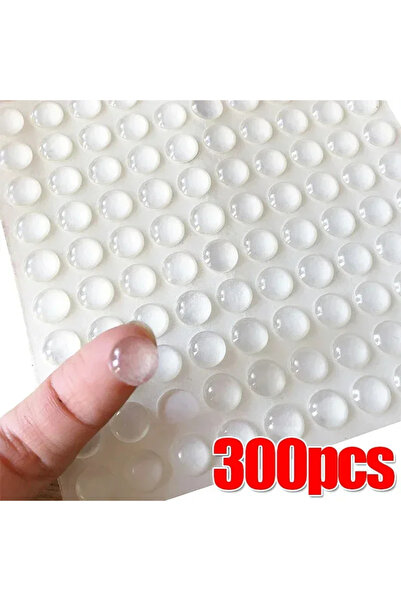 Choice 8x2.5mm-100pcs 300/100pcs Silicone Cabinet Door Bumpers Clear Self-Adh...