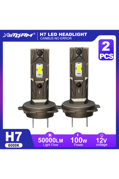 Choice H7 XSTORM H7 H1 LED Headlight Bulbs Car Fog Lights 60000LM 100w CSP H7...
