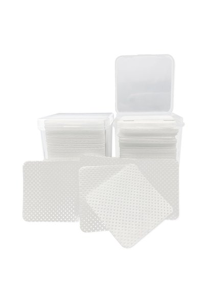 choice2 200pcs White 200PCS/Box Disposable Remover Cotton Pad Wipes Nail Poli...