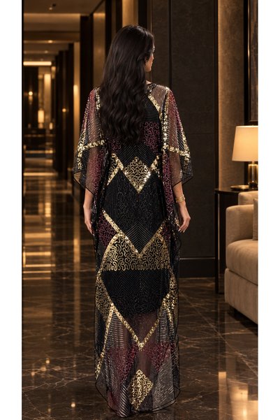 it's Mine Sheer Dress with Butterfly Cut