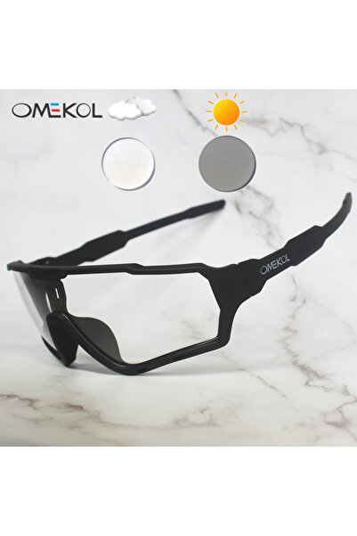 Choice MP1 OMEKOL Brand New Photochromic Cycling Glasses Men Women Outdoor Sp...