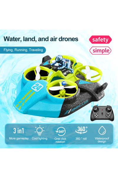 Choice V24-green 4DRC Mini RC Drone Altitude Hold Headless Mode 3 in 1 Sea La...