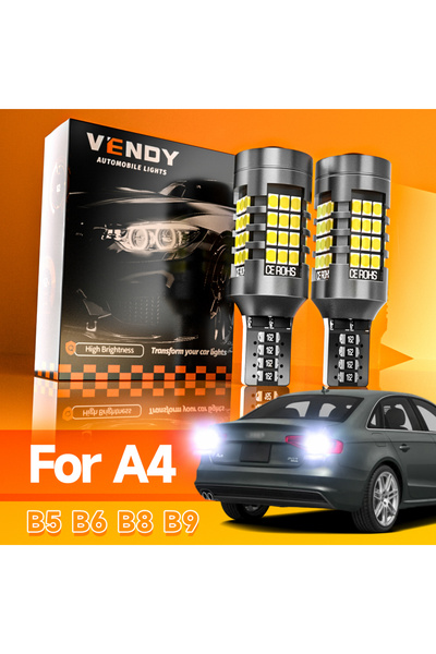 choice2 مصباحان LED للرجوع للخلف لسيارات أودي A4 B8 موديلات 2008-2015، متوافق...