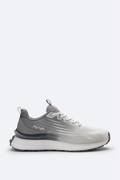 Avva Men's Gray Breathable Lightweight Sneaker Shoes A51Y8013