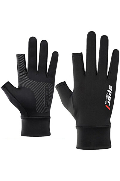 Choice One Size two fingers black Summer Men Women Gloves Fitness Sports Fish...