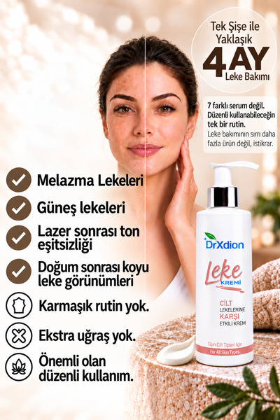 Leke Karşıtı Aydınlatıcı Krem Niacinamide, Arbutin Vitamin C, Kojic Asit, Ferulic Asit (200 ml)