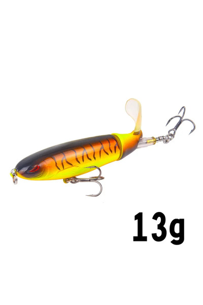 Choice 2-13g 1 Pcs 10cm/14cm Topwater Fishing Lure Whopper Popper Artificial ...