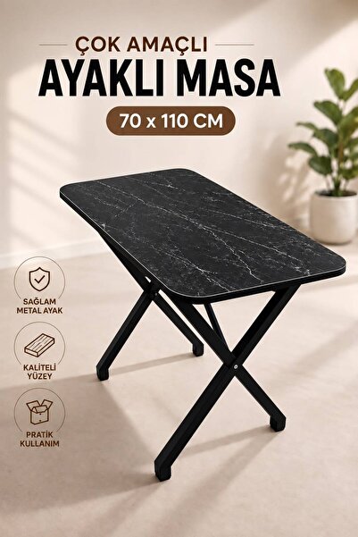 BAMBEDS MOBİLYA MUTFAK MASASI YEMEK MASASI 70x110 (TEKMASA)