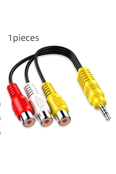 Choice كابل RCA مخصص لتلفزيونات TCL بقابس 3.5 ملم، محول ذكر 3.5 ملم إلى أنثى ...