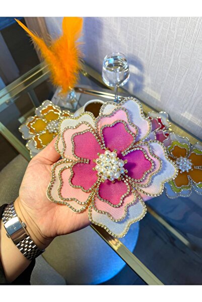 Rose Atelier Bursa Taşlı Sunum Peçetesi 6lı -Zümra