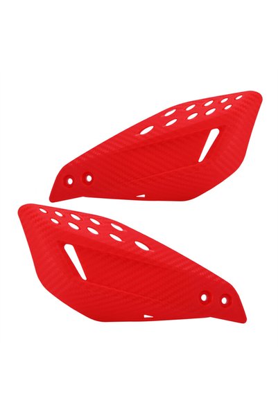 Choice3 red Motorcycle Hand Guard Handguard Shield Windproof Universal Protec...