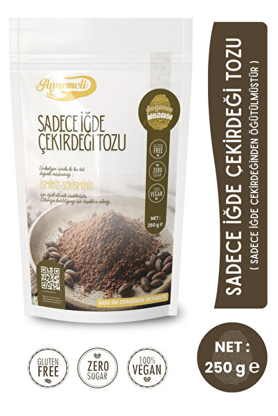 Annemeli 250 Gr. Sadece Iğde Çekirdeği Tozu Unu (İĞDE ÇEKİRDEĞİNDEN ÖĞÜTÜLMÜŞ...