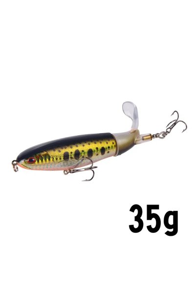Choice 3-35g 1 Pcs 10cm/14cm Topwater Fishing Lure Whopper Popper Artificial ...