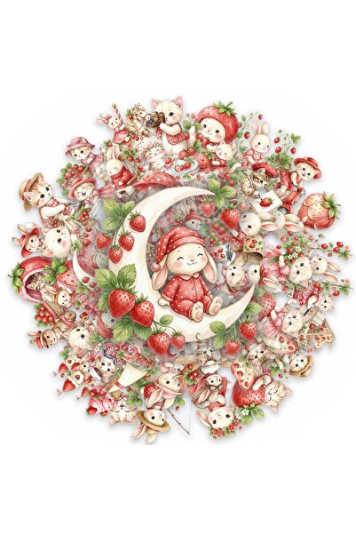 Choice 50pcs 50 Pcs Pastoral Cat Rabbit Clear PET Stickers Decorate Suitcase ...