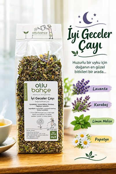 Otlu Bahçe İyi Geceler Çayı, Good Night Tea - Limon Melisa, Papatya, Lavanta,...